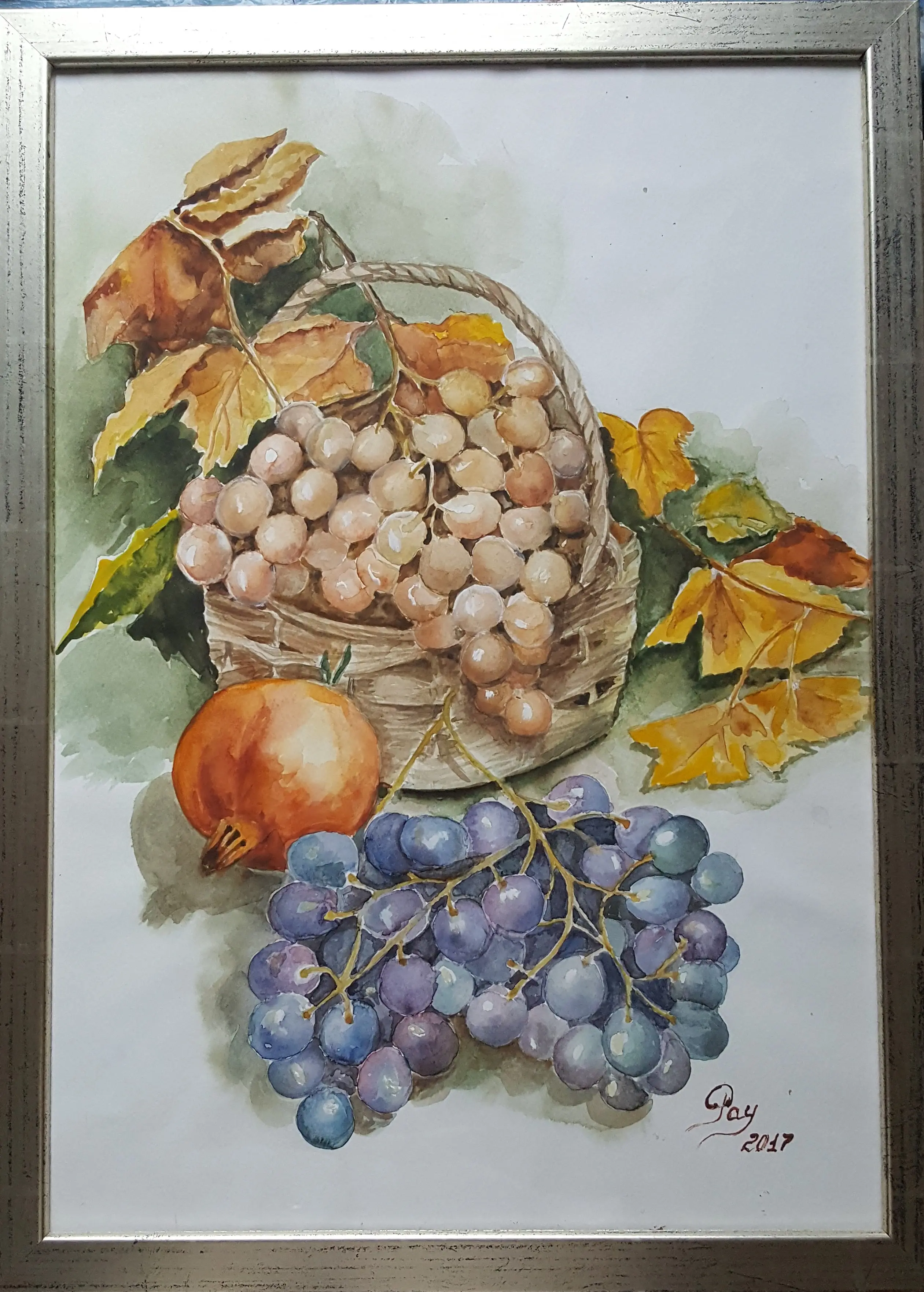 2.Podzim zatiší.akvarel